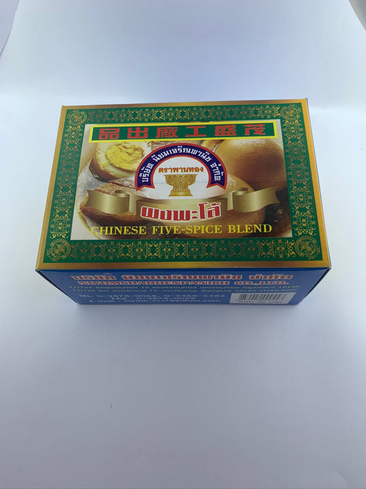ผงพะโล้ บรรจุกล่อง 400 กรัม ตราพานทอง Chinese five - spice powder - Niyomherb